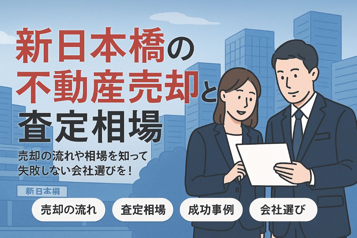 新日本橋駅で不動産売却の流れと査定相場を徹底解説｜東京日本橋の成功事例と失敗しない会社選び