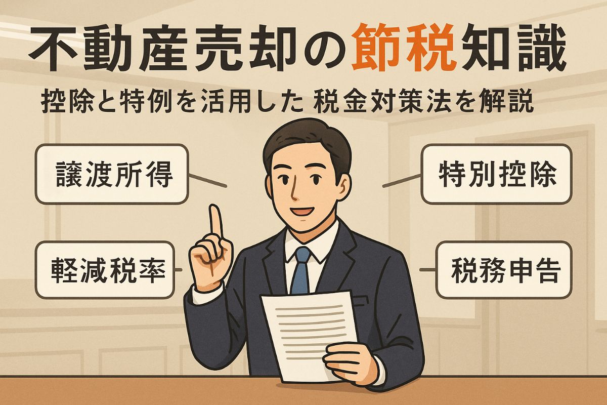 不動産売却で節税の全知識を徹底解説｜特例・控除の活用法と税金対策ポイント
