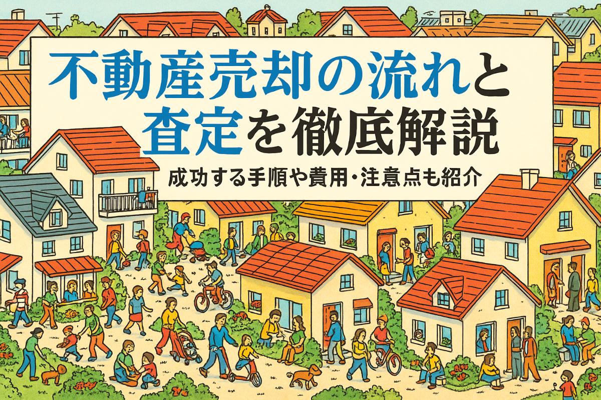 不動産売却の流れと査定を徹底解説｜成功する手順や費用・注意点も紹介