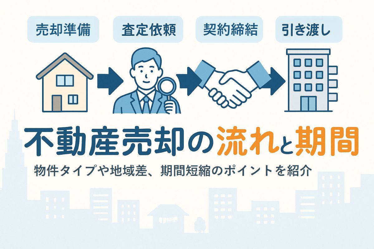 不動産売却の期間の平均や流れを解説｜物件別・地域による差と短縮のコツ