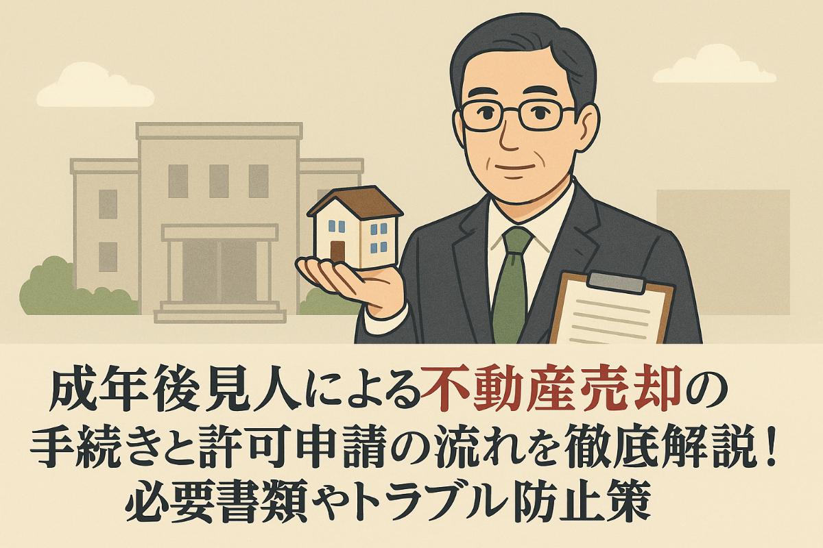 成年後見人による不動産売却の手続きと許可申請の流れを徹底解説！必要書類やトラブル防止策も網羅