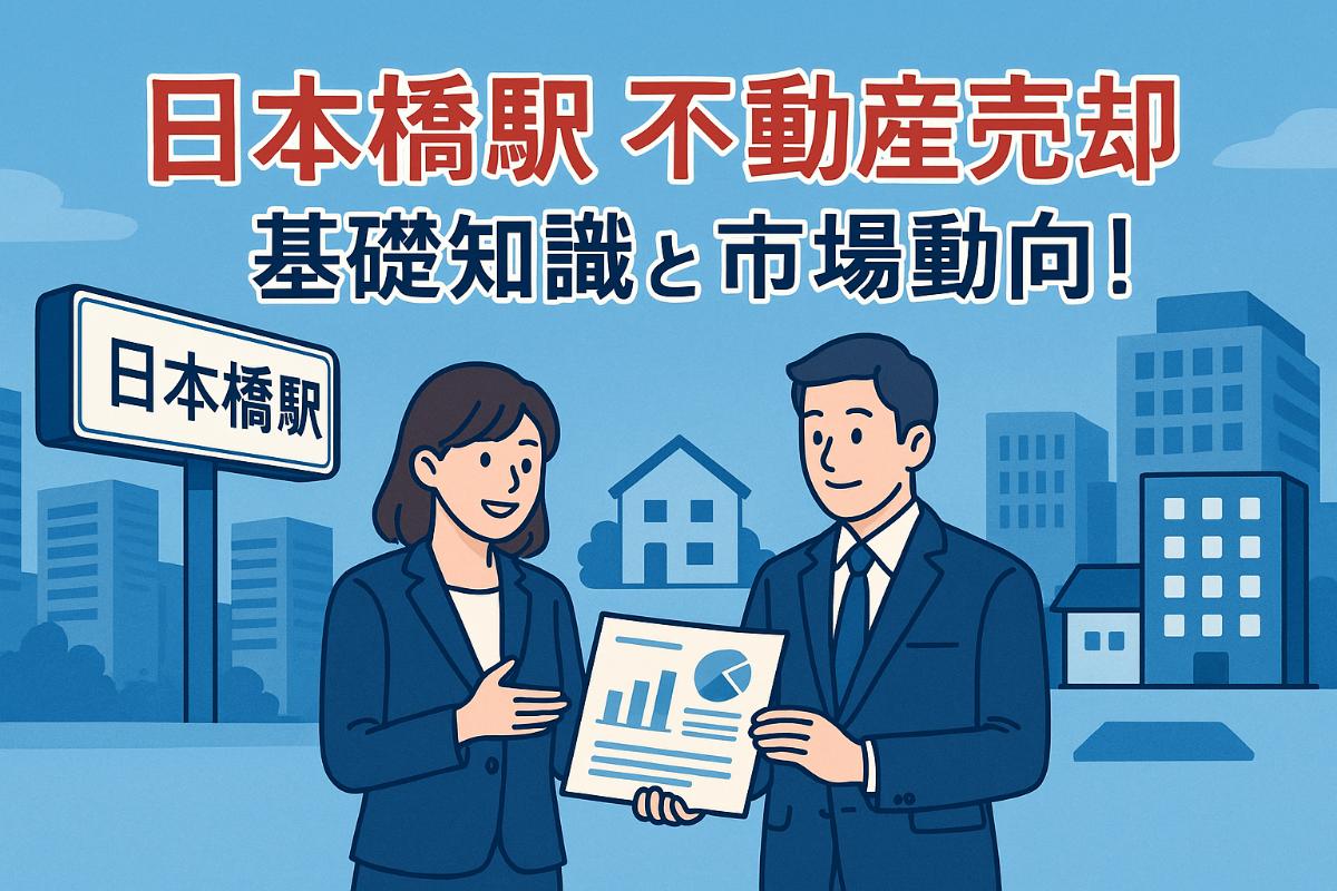日本橋駅で不動産売却の基礎知識と市場動向｜マンション・戸建て・土地別の高値売却ポイントと費用・税金の詳細解説