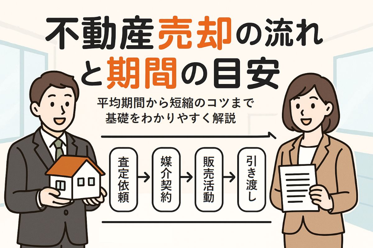 不動産売却の期間の平均や流れを基礎から解説｜物件ごとの目安と短縮のコツがわかるガイド