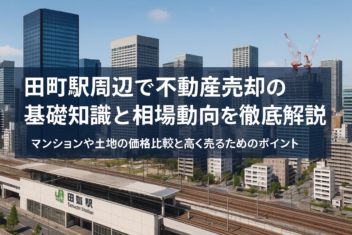 田町駅周辺で不動産売却の基礎知識と相場動向を徹底解説！マンションや土地の価格比較と高く売るためのポイント