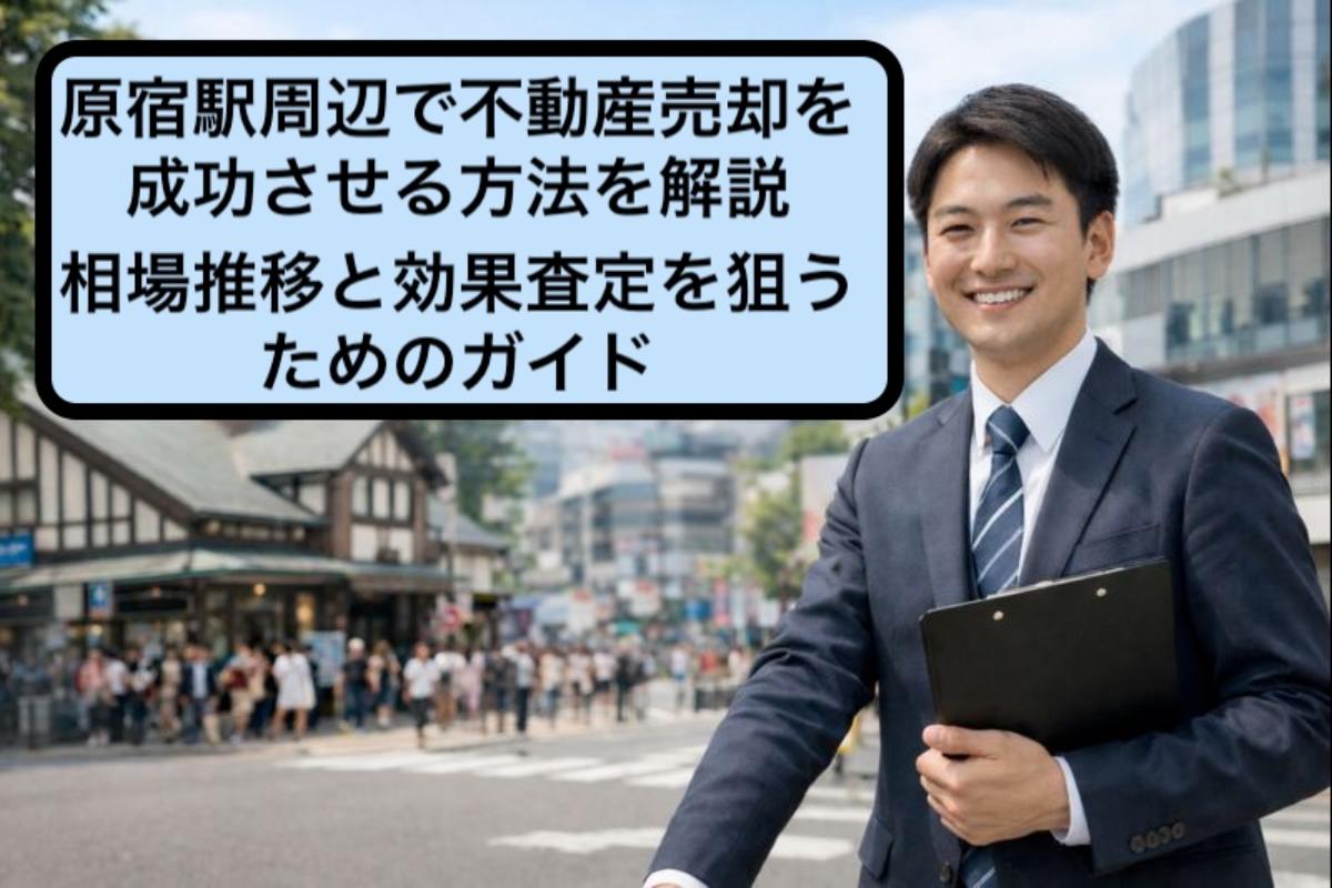 原宿駅周辺で不動産売却を成功させる方法を解説・相場推移と効果査定を狙うためのガイド