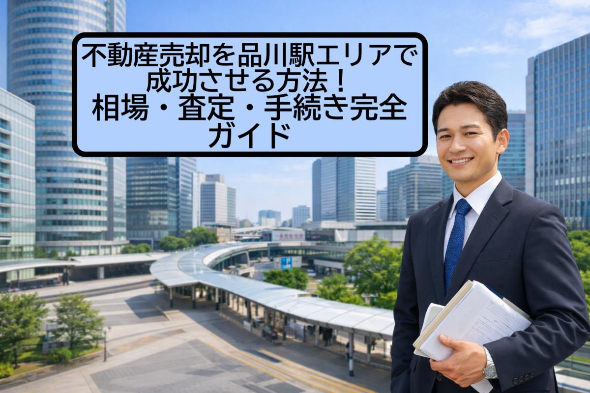 不動産売却を品川駅エリアで成功させる方法！相場・査定・手続き完全ガイド