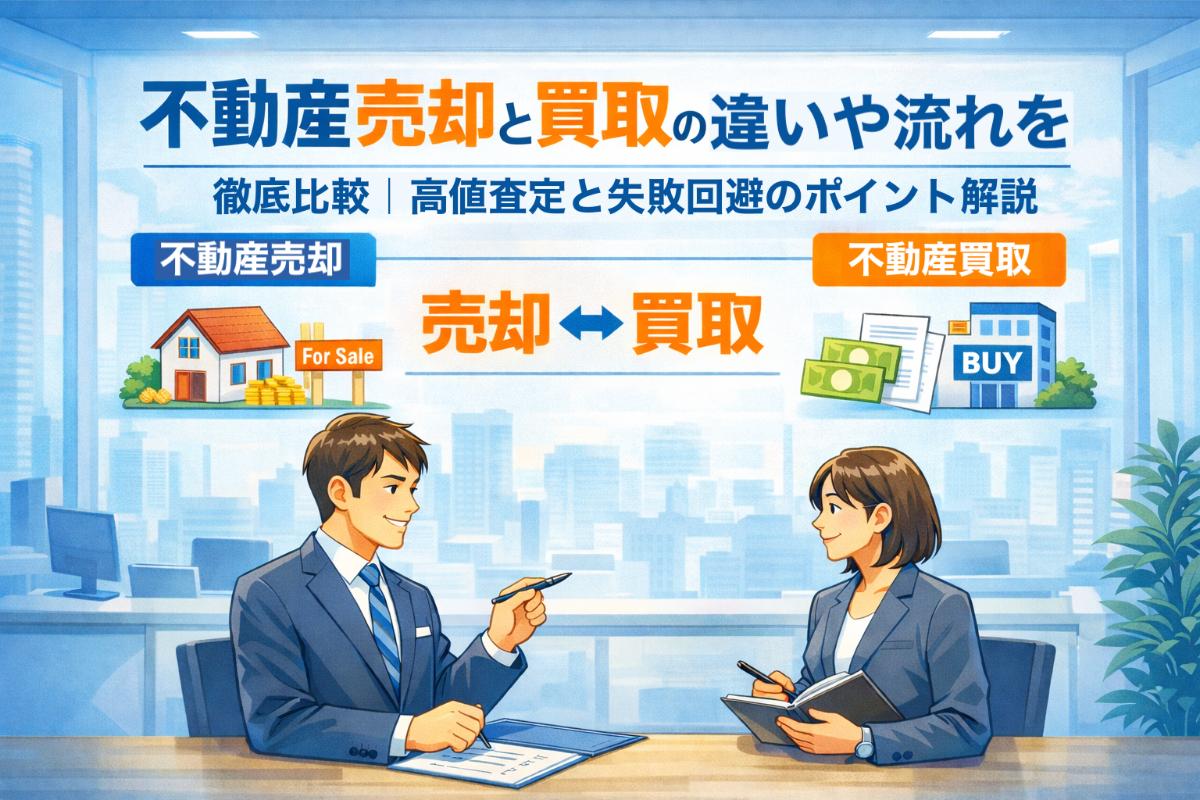 不動産売却と買取の違いや流れを徹底比較｜高値査定と失敗回避のポイント解説