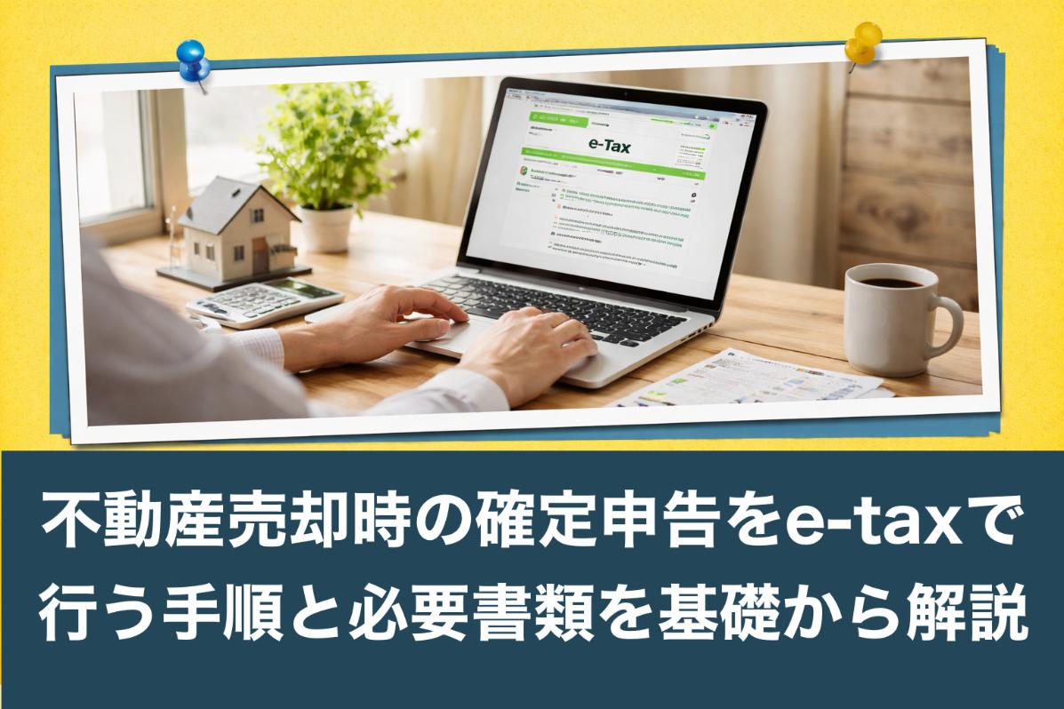 不動産売却時の確定申告をe-taxで行う手順と必要書類を基礎から解説