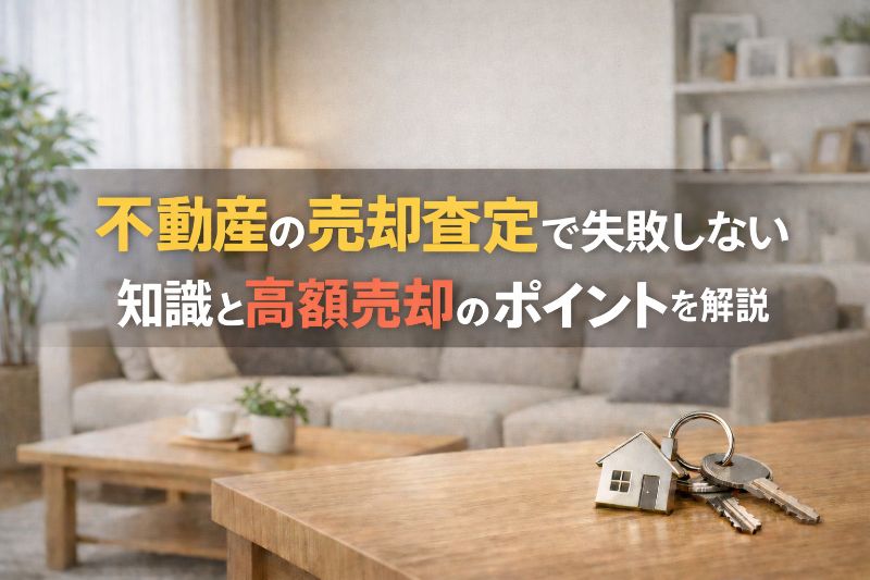不動産の売却査定で失敗しないために知っておきたい知識と高額売却のポイントを解説