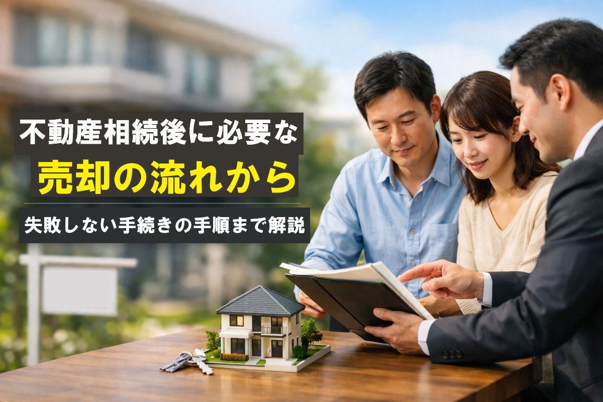 不動産相続後に必要な売却の流れから失敗しない手続きの手順まで解説