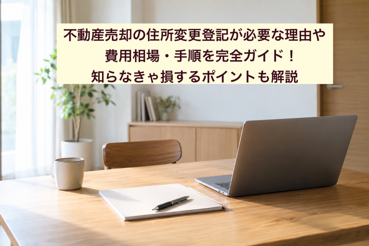不動産売却の住所変更登記が必要な理由や費用相場・手順を完全ガイド！知らなきゃ損するポイントも解説