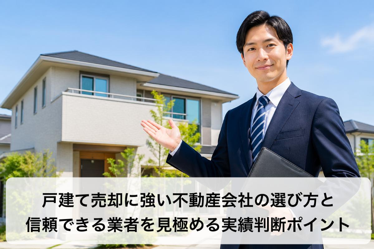 戸建て売却に強い不動産会社の選び方と信頼できる業者を見極める実績判断ポイント