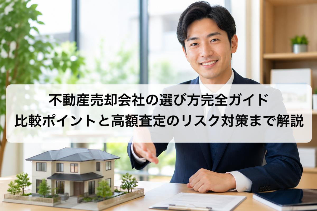 不動産売却会社の選び方完全ガイド｜比較ポイントと高額査定のリスク対策まで解説