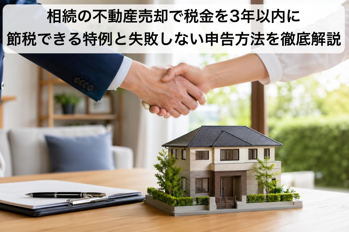 相続の不動産売却で税金を3年以内に節税できる特例と失敗しない申告方法を徹底解説