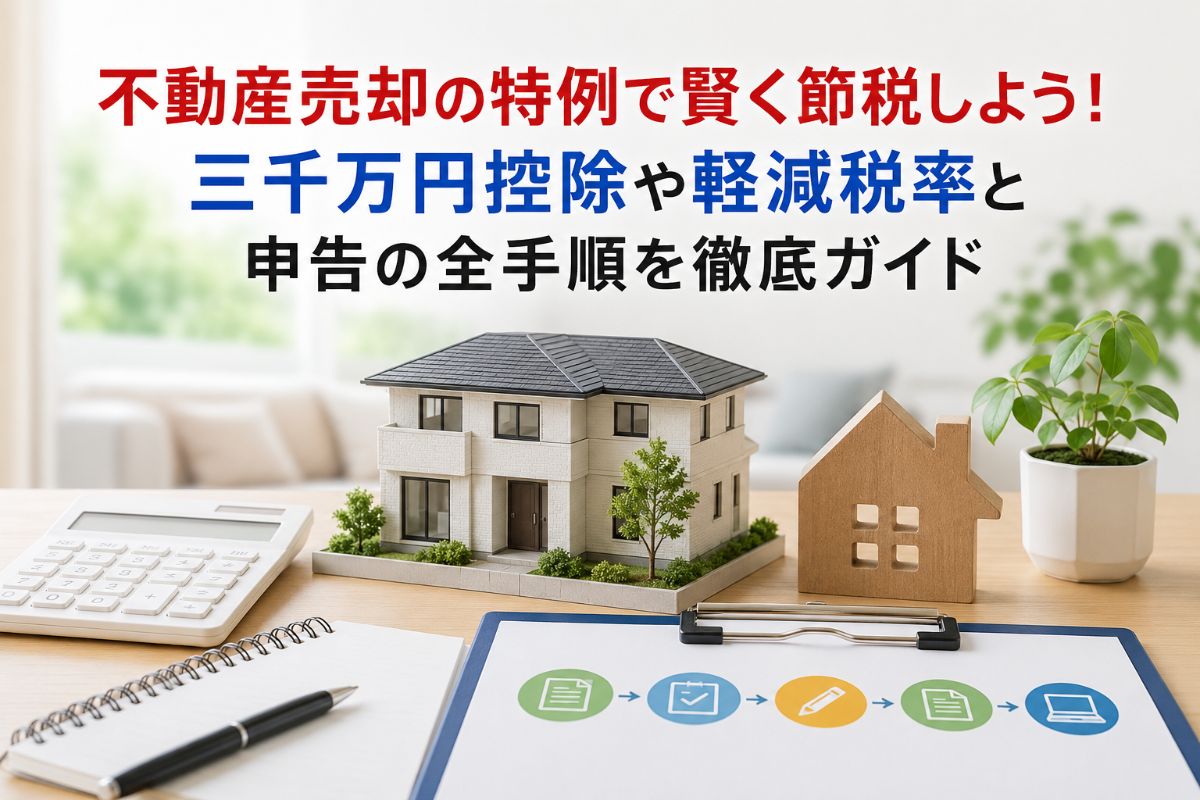 不動産売却の特例で賢く節税しよう！三千万円控除や軽減税率と申告の全手順を徹底ガイド