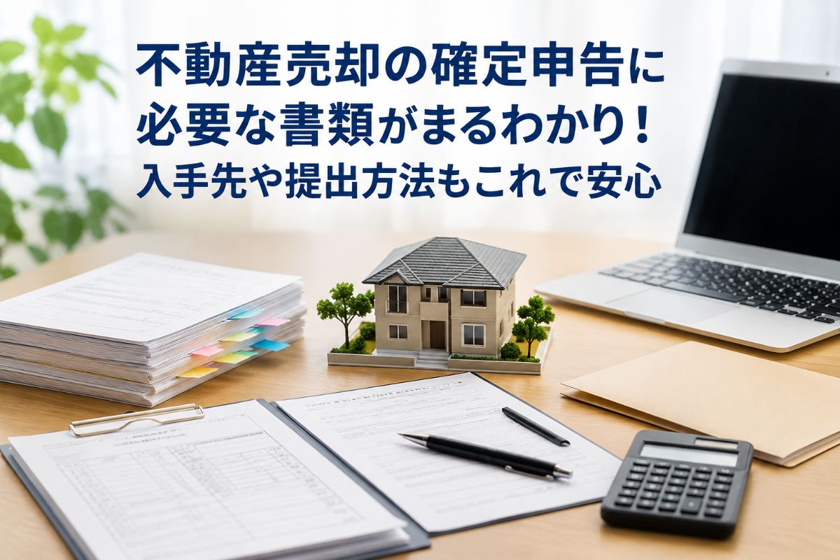 不動産売却の確定申告に必要な書類がまるわかり！入手先や提出方法もこれで安心