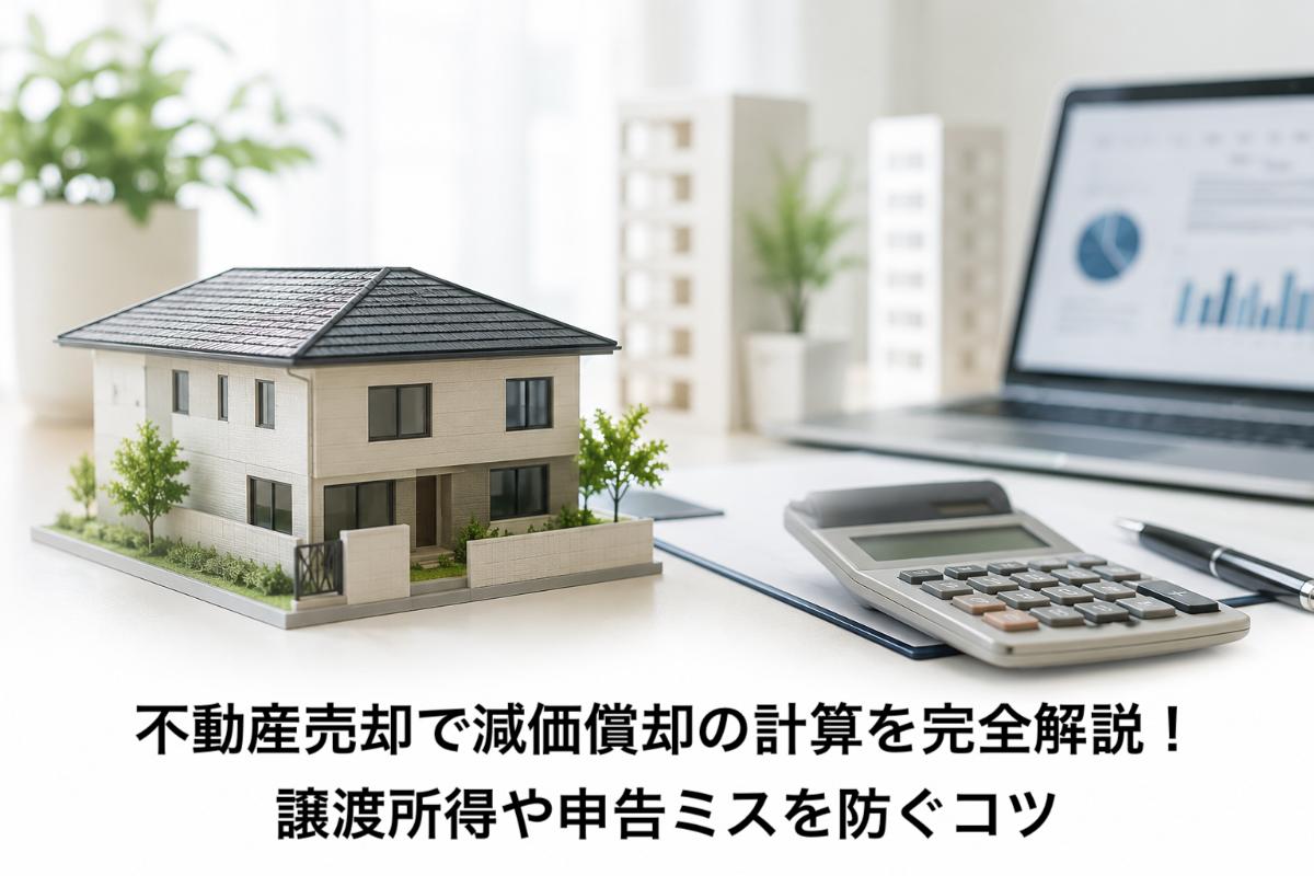不動産売却で減価償却の計算を完全解説！譲渡所得や申告ミスを防ぐコツ