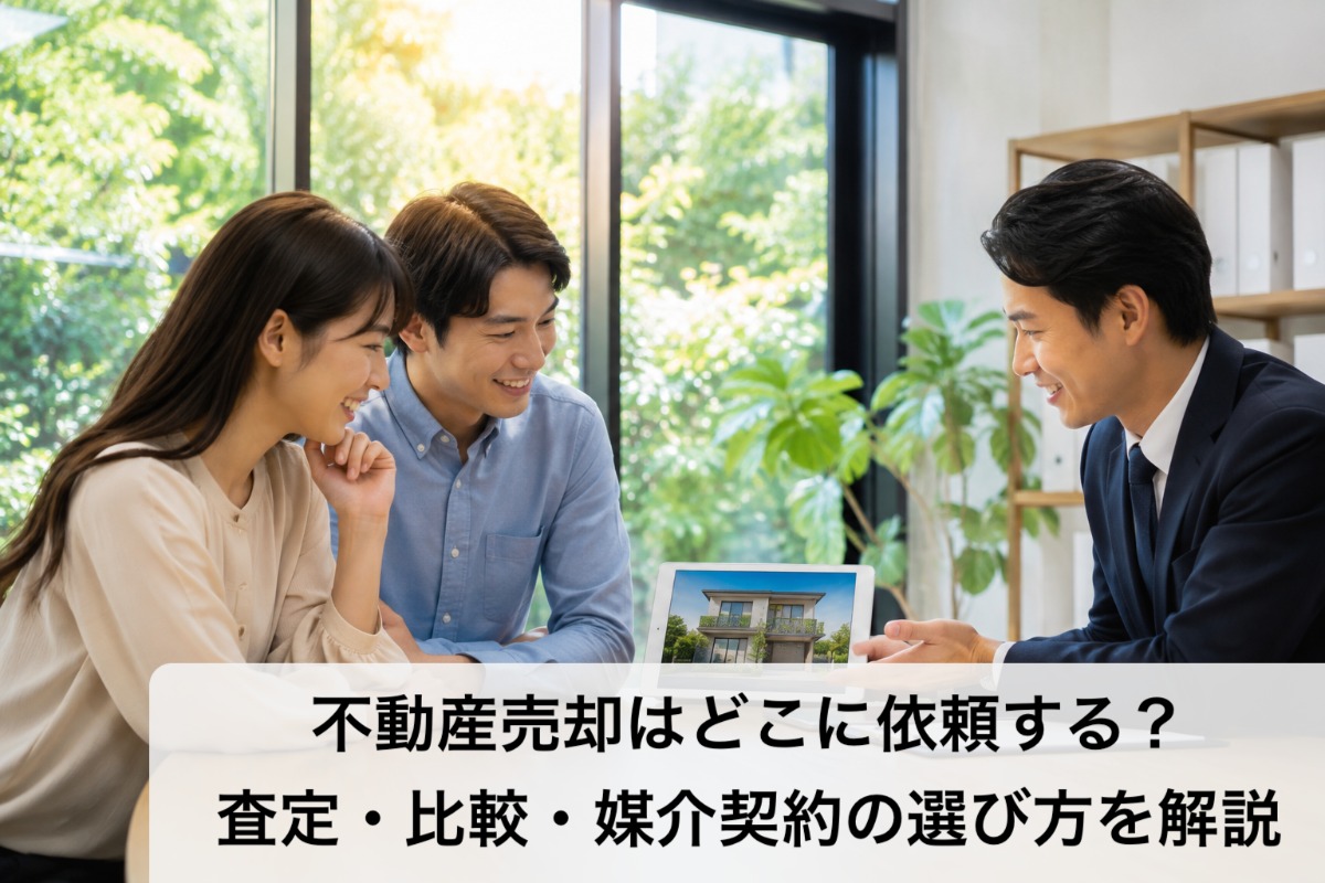 不動産売却はどこに依頼する？査定・比較・媒介契約の選び方を解説