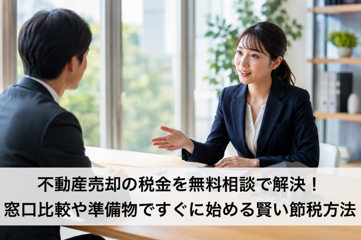 不動産売却の税金を無料相談で解決！窓口比較や準備物ですぐに始める賢い節税方法