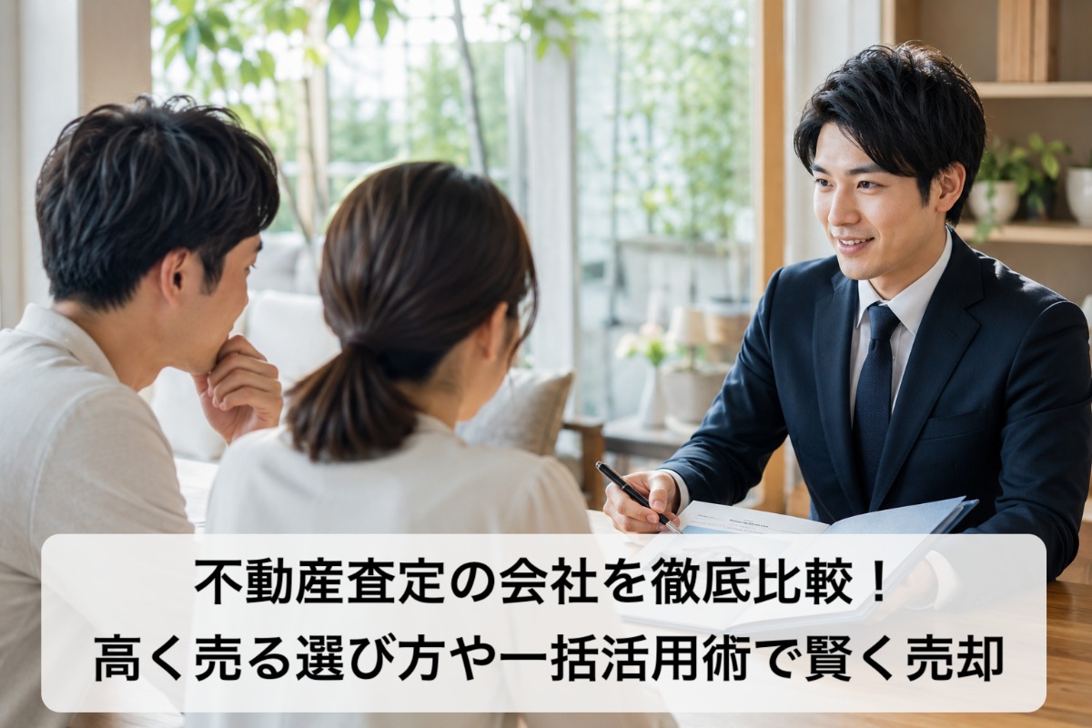 不動産査定の会社を徹底比較！高く売る選び方や一括活用術で賢く売却